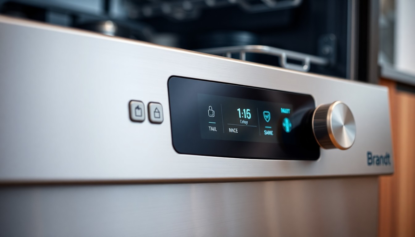 Les innovations technologiques du lave-vaisselle brandt