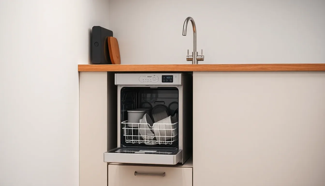 Où installer un mini lave-vaisselle dans un petit espace 