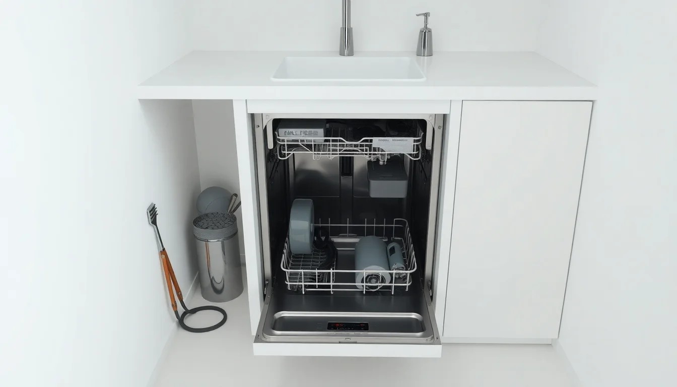 Où installer un petit lave-vaisselle dans un petit espace 