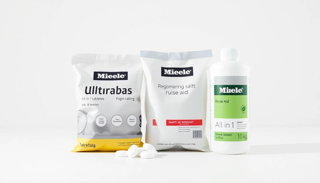 Quel détergent et produits dentretien utiliser avec Miele