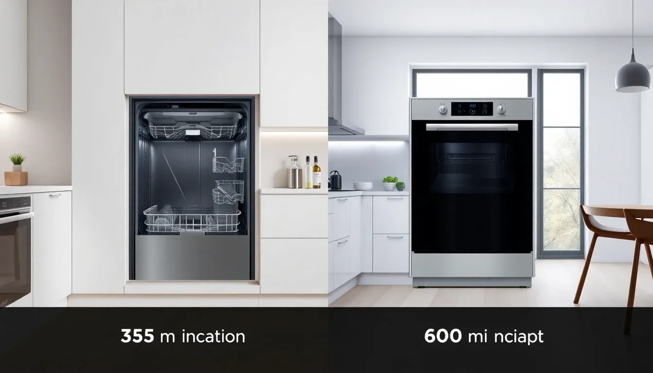 Lave-vaisselle encastrable 45 cm vs 60 cm  quel choix pour votre cuisine